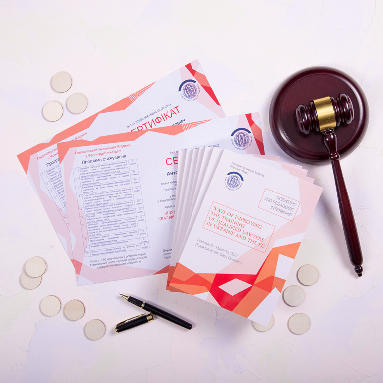 A scientificpedagogical internship in law was successfully held at